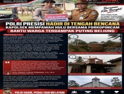 *POLRI PRESISI HADIR DI TENGAH BENCANA, KAPOLSEK MEMPAWAH HULU BERSAMA FORKOPIMCAM BANTU WARGA TERDAMPAK PUTING BELIUNG”*
