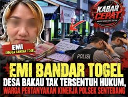 EMI Bandar Togel Desa bakau tak Tersentuh Hukum, Warga Pertanyakan Kinerja Polsek Sentebang