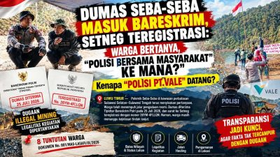 Bareskrim dan Instansi Terkait Didorong Memberikan Klarifikasi tentang Pertambangan di Seba-Seba