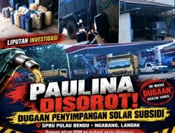 PAULINA DISOROT! Dugaan Penyimpangan Solar Subsidi di SPBU Pulau Bendu, BBM Diduga Dialirkan ke Gudang di Ngabang